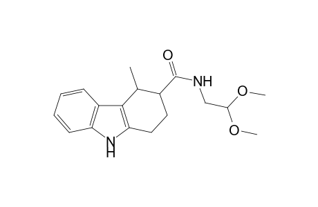 N-(2,2-dimethoxyethyl)-4-methyl-2,3,4,9-tetrahydro-1H-carbazole-3-carboxamide