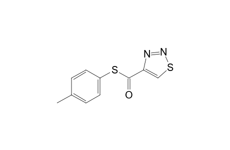 1,2,3-thiadiazole-4-carbothioic acid, S-p-tolyl ester
