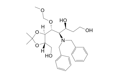 (3S,4R,5R,6S,7S)-3-Acetoxy-4-(Dibenzylamino)-6,7-(isopropylidenedioxy)-5-(methoxymethoxy)octane-1,3,8-triol