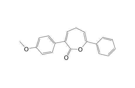 2(5H)-Oxepinone, 3-(4-methoxyphenyl)-7-phenyl-