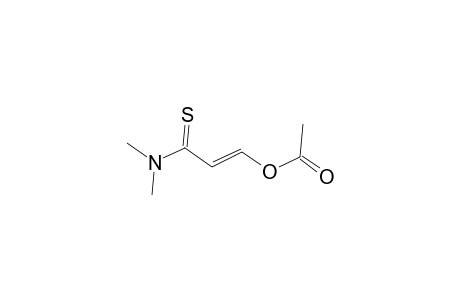 2-Propenethioamide, 3-(acetyloxy)-N,N-dimethyl-, (E)-