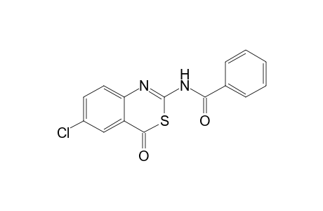 2-(Benzoylamino)-6-chloro-4-oxo-4H-(3,1)-benzothiazine