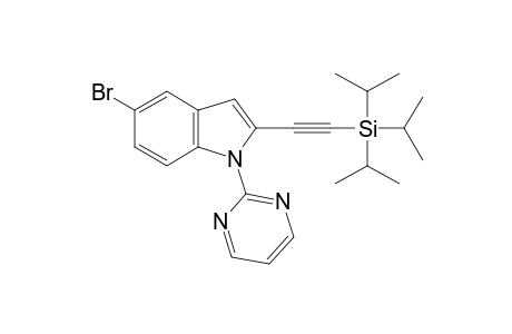 5-Bromo-1-(pyrimidin-2-yl)-2-[(triisopropylsilyl)ethynyl]-1H-indole