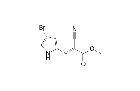3-Bromo-2-(2-cyano-2-methoxycarbonylvinyl)pyrrole