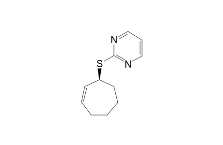 2-((S)-Cyclohept-2-enylsulfanyl)pyrimidine
