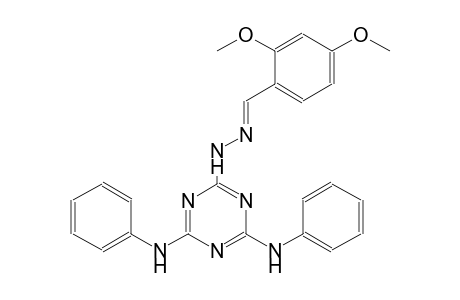 benzaldehyde, 2,4-dimethoxy-, [4,6-bis(phenylamino)-1,3,5-triazin-2-yl]hydrazone
