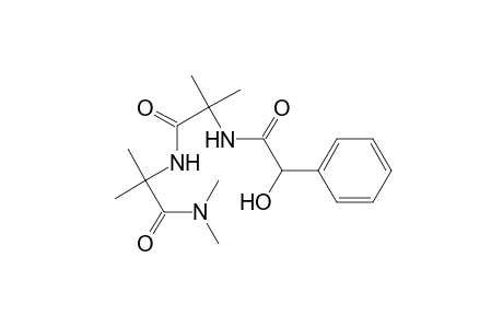 Alaninamide, N-(hydroxyphenylacetyl)-2-methylalanyl-N,N,2-trimethyl-, (.+-.)-