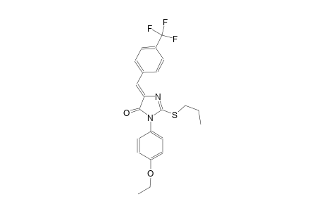4H-imidazol-4-one, 3-(4-ethoxyphenyl)-3,5-dihydro-2-(propylthio)-5-[[4-(trifluoromethyl)phenyl]methylene]-, (5Z)-