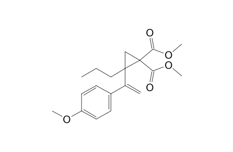 2-[1-(4-methoxyphenyl)ethenyl]-2-propylcyclopropane-1,1-dicarboxylic acid dimethyl ester