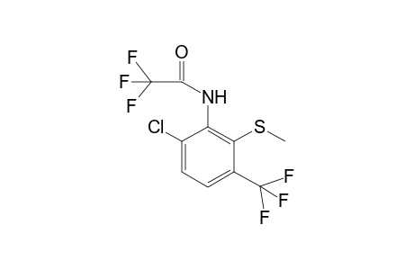 N-[6-chloro-2-(methylthio)-3-(trifluoromethyl)phenyl]-2,2,2-trifluoroacetamide