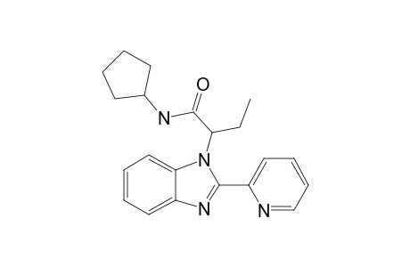 N-Cyclopentyl-2-[2-(pyridin-2-yl)-benzo[D]imidazol-1-yl]butanamide