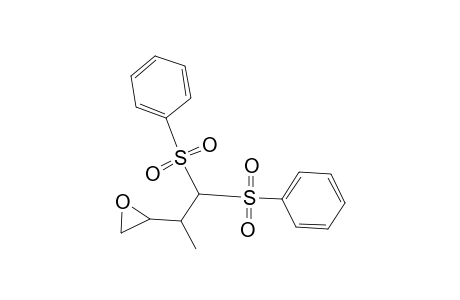 [1-Methyl-2,2-bis(phenylsulfonyl)ethyl]oxirane