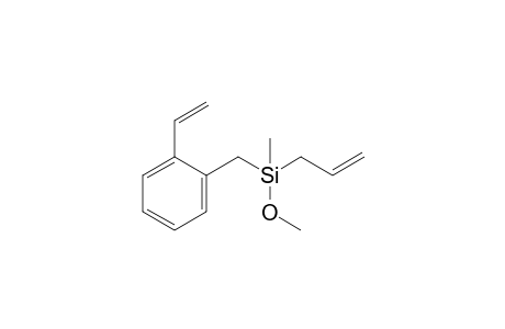 [(2'-Ethenylphenyl)methyl]-methoxy(methyl)(prop-2"-enyl)silane