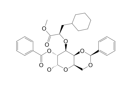 2-O-BENZOYL-4,6-O-BENZYLIDENE-3-O-[(S)-1-(METHOXYCARBONYL)-2-CYCLOHEXYLETHYLOXY]-ALPHA-D-GALACTOPYRANOSIDE