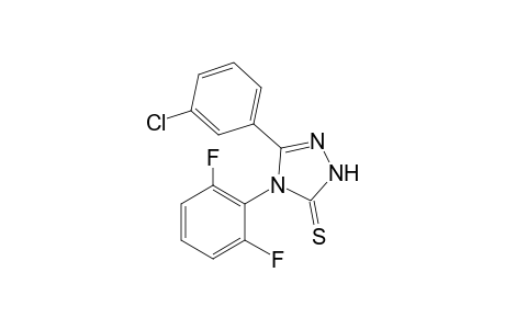 5-(3-Chlorophenyl)-4-(2,6-difluorophenyl)-2,4-dihydro-3H-1,2,4-triazole-3-thione