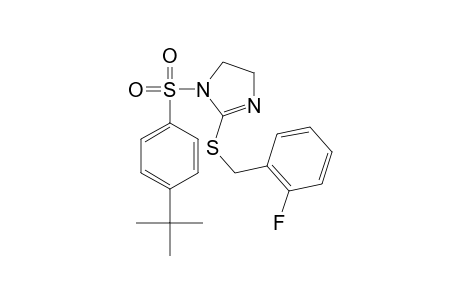 1H-Imidazole, 1-[[4-(1,1-dimethylethyl)phenyl]sulfonyl]-2-[[(2-fluorophenyl)methyl]thio]-4,5-dihydro-