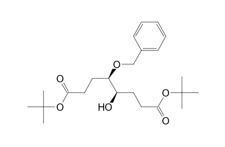 (4R,5R)-4-benzoxy-5-hydroxy-suberic acid ditert-butyl ester