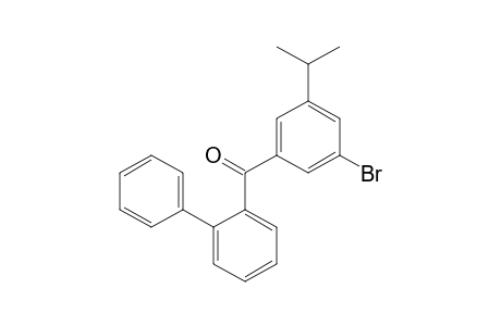 Methanone, [1,1'-biphenyl]-2-yl[3-bromo-5-(1-methylethyl)phenyl]-