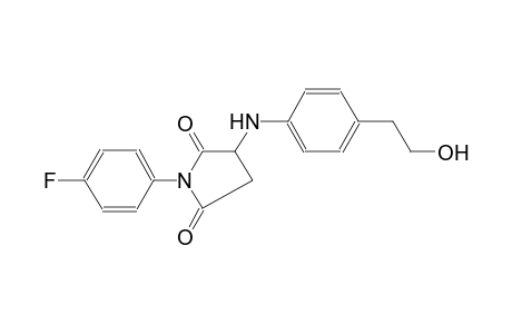 1-(4-fluorophenyl)-3-[4-(2-hydroxyethyl)anilino]-2,5-pyrrolidinedione