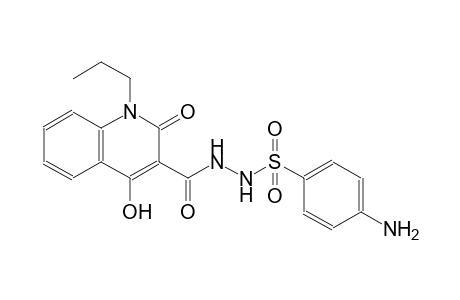 4-amino-N'-[(4-hydroxy-2-oxo-1-propyl-1,2-dihydro-3-quinolinyl)carbonyl]benzenesulfonohydrazide