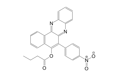 6-(4-nitrophenyl)benzo[a]phenazin-5-yl butyrate