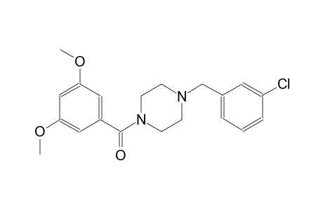 1-(3-chlorobenzyl)-4-(3,5-dimethoxybenzoyl)piperazine