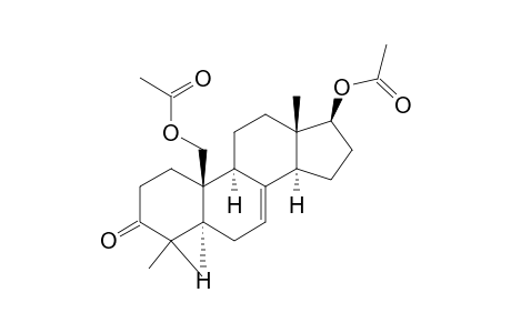 Androst-7-en-3-one, 17,19-bis(acetyloxy)-4,4-dimethyl-, (5.alpha.,17.beta.)-