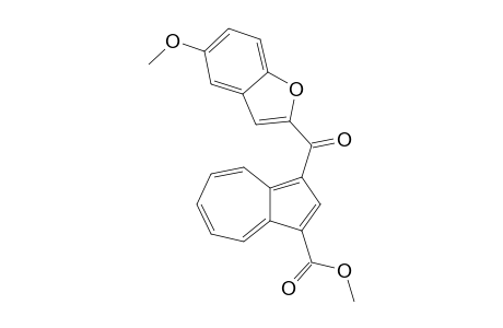 3-(5-Methoxybenzofuran-2-carbonyl)azulene-1-carboxylic acid methyl ester