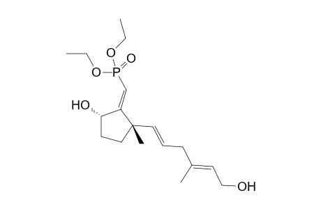 Diethyl {{(Z)-5alpha-Hydroxy-2alpha-[(E,E)-6-hydroxy-4-methylhexa-1,4-dienyl]-2-methylcyclopentylidene)-methyl) Phosphonate