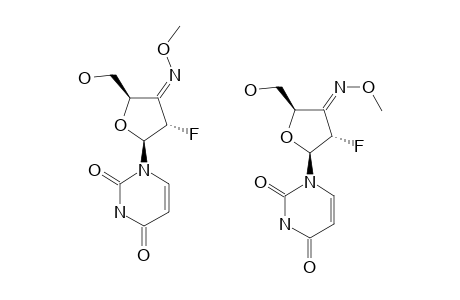 1-[(E)/(Z)-2',3'-DIDEOXY-2'-FLUORO-3'-(METHOXYIMINO)-BETA-D-ERYTHRO-PENTOFURANOSYL]-URACIL