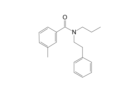 Benzamide, 3-methyl-N-(2-phenylethyl)-N-propyl-