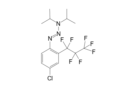 (E)-1-(4-Chloro-2-(heptafluoropropyl)phenyl)-3,3-diisopropyltriaz-1-ene