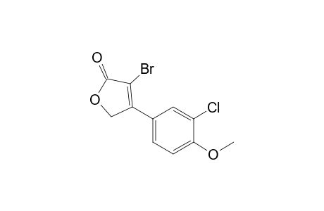 3-Bromo-4-(3-chloro-4-methoxyphenyl)-2(5H)-furanone