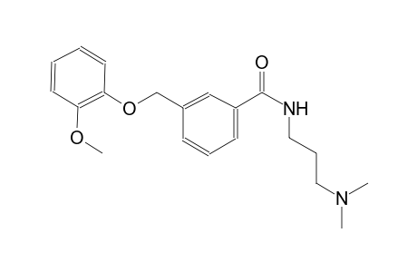 N-[3-(dimethylamino)propyl]-3-[(2-methoxyphenoxy)methyl]benzamide