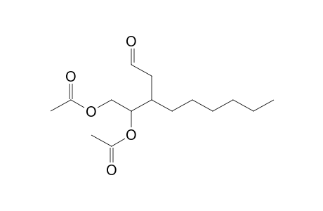 4,5-Diacetoxy-3-hexylpentanal