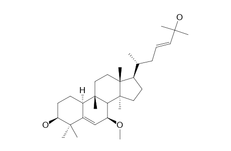 3-BETA,25-DIHYDROXY-7-BETA-METHOXYCUCURBITA-5,23-(E)-DIENE