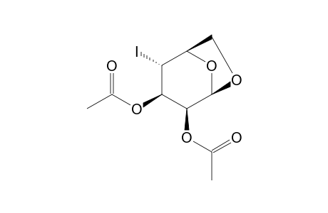 2,3-O-DIACETYL-1,6-ANHYDRO-4-DEOXY-4-IODO-beta-D-LYXO-HEXOPYRANOSE