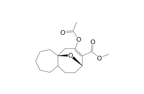 (1R*,3R*,5S*)-13-Acetoxy-14-(methoxycarbonyl)-2-oxatricyclo[8.3.1.0(1,5)]tetradec-13-ene