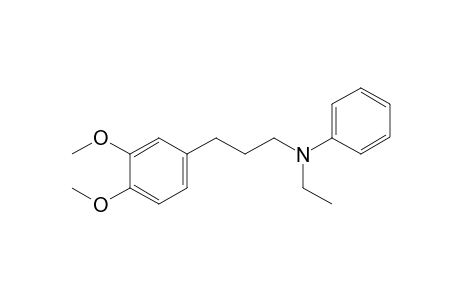 N-ethyl-N-[3-(3,4-dimethoxyphenyl)propyl] aniline