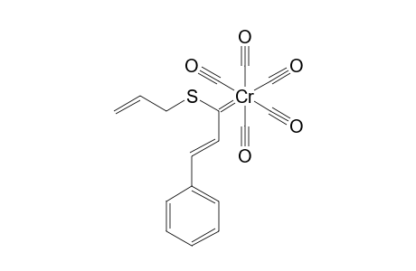 PENTACARBONYL-[(2E)-1-(ALLYLTHIO)-3-PHENYL-2-PROPENYLIDENE]-CHROMIUM