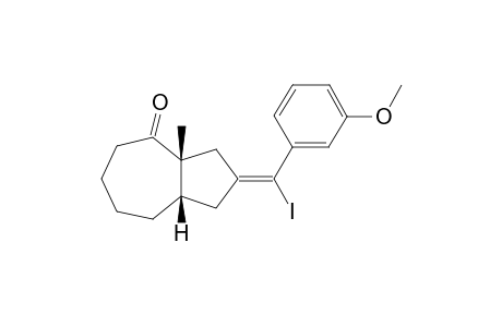 rel-(3aR,8aS,E)-2-(Iodo(3-methoxyphenyl)methylene)-3a-methyloctahydroazulen-4(2H)-one