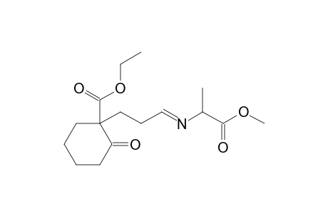 Methyl N-[3-(1'-ethoxycarbonyl-2'-oxocyclohexyl)propylidene]alaninate