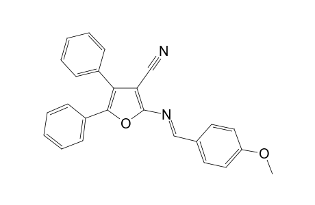 2-[(E)-(4-methoxyphenyl)methyleneamino]-4,5-diphenyl-furan-3-carbonitrile