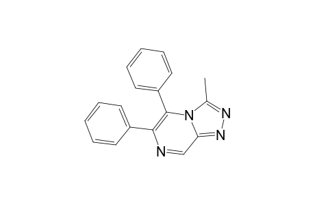 s-Triazolo[4,3-a]pyrazine, 3-methyl-5,6-diphenyl-