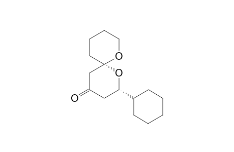 (2S,6S)-2-Cyclohexyl-1,7-dioxaspiro[5.5]undecan-4-one