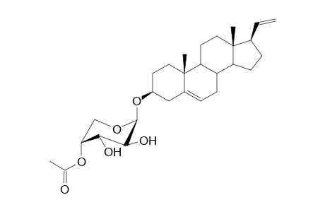 4'-O-Acetyl-3.beta.-pregna-5,20-dienyl-.beta.-D-arabinopyranoside