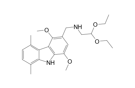 3-(2,2-Diethoxyethylaminomethyl)-1,4-dimethoxy-5,8-dimethylcarbozole