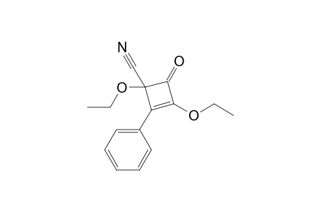 1,3-Diethoxy-4-phenyl-1-cyanocyclobut-3-en-2-one