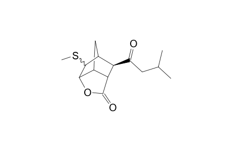 5.beta.-Isobutyryl-9-methylthio-2-oxa-3-oxotricyclo[4.2.1.0(4,8)]nonane