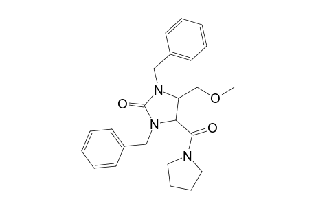 1,3-Dibenzyl-5-(methoxymethyl)-4-[(pyrrolidin-1-yl)carbonyl]-tetrahydroimidazol-2-one